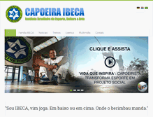Tablet Screenshot of capoeiraibeca.com